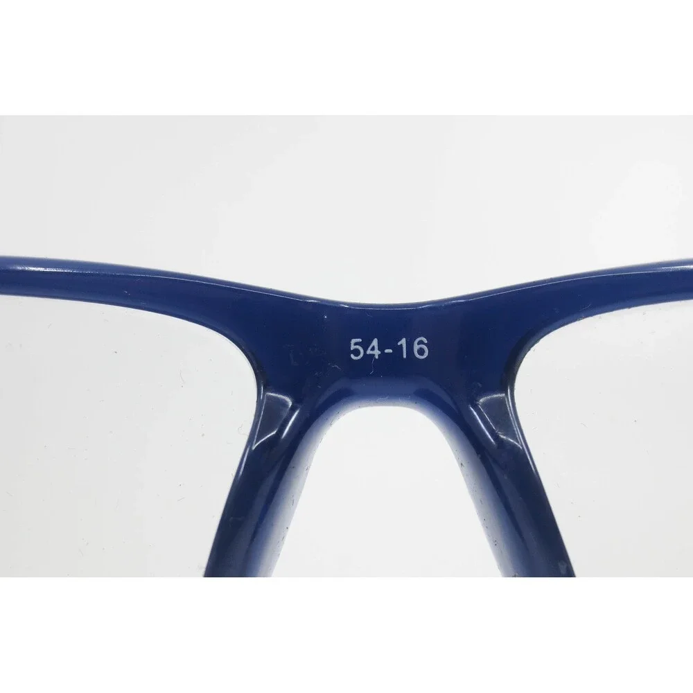 Modern Navy Blue Rectangular Eyeglass Frames MP 6103 BL 54-16-140 Full Rim Mens